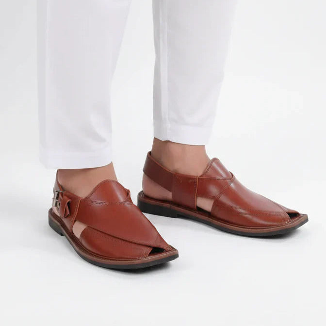Handmade Pure Leather Peshawari Chappal for Men