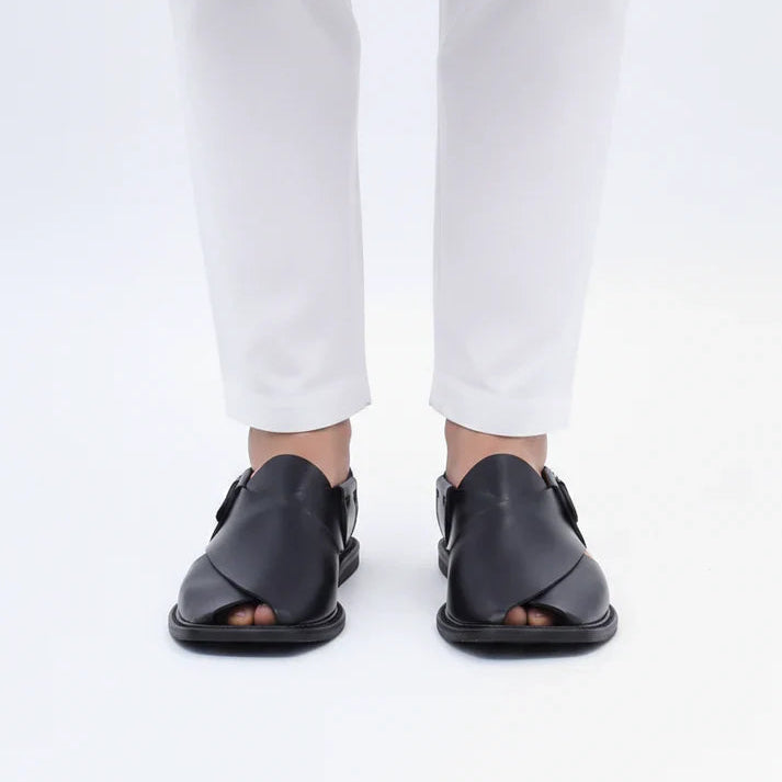 Premium Leather Charsadda Chappal for Men