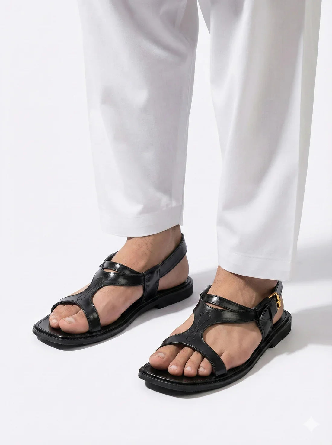 Handmade Pure Leather Panjedar Chappal for Men