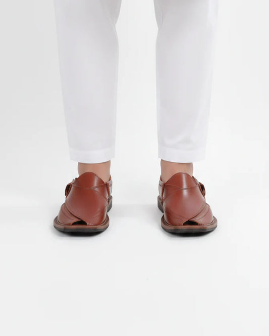 Handmade Pure Leather Peshawari Chappal for Men